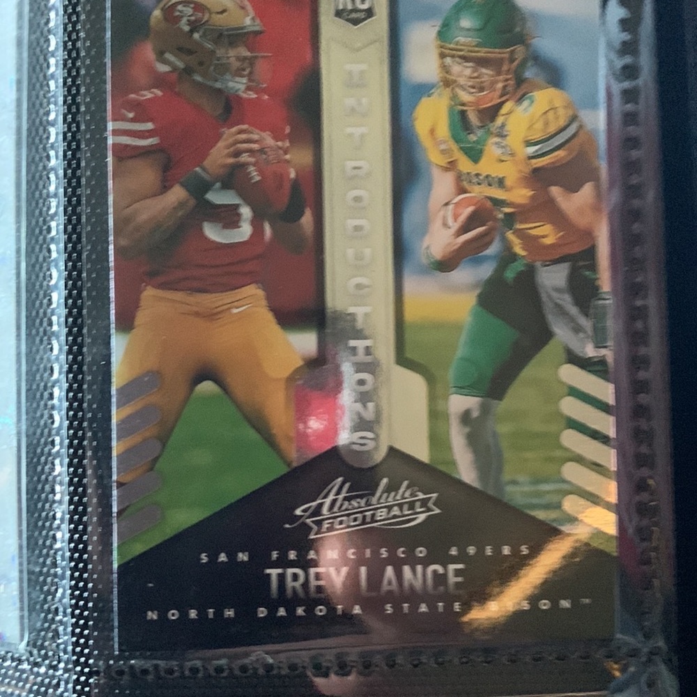 Trey Lance rookie card lot